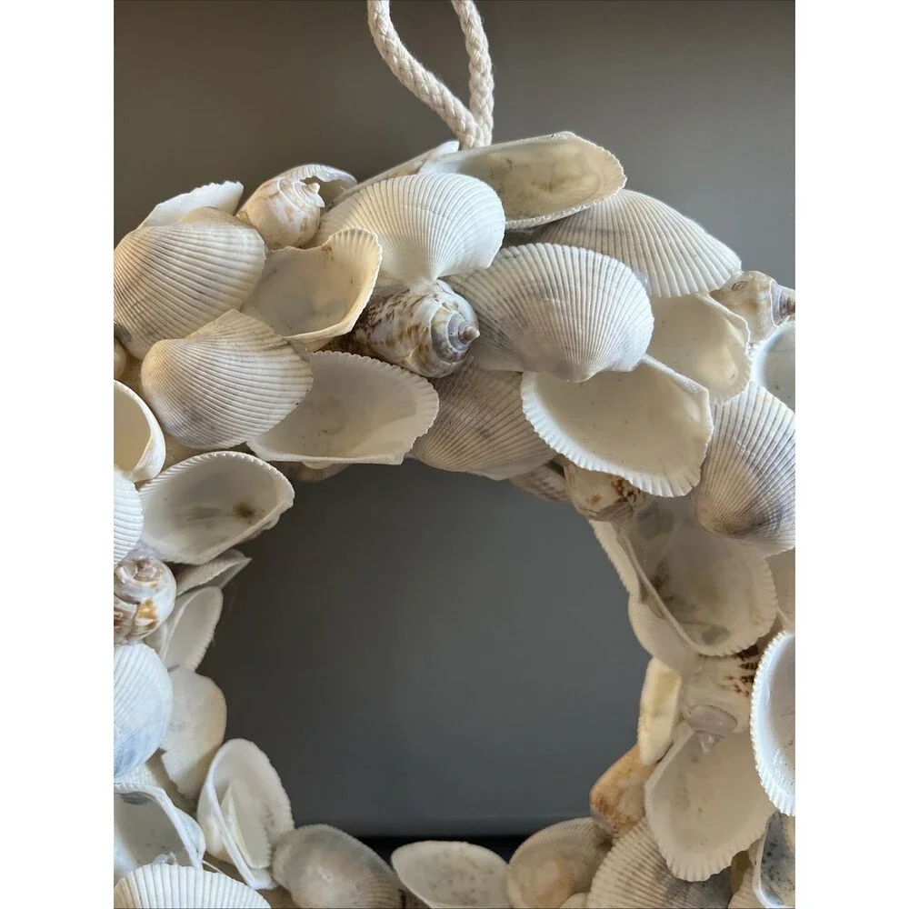 Beachcomber Sea Shell Wreath & Picture Frame Set